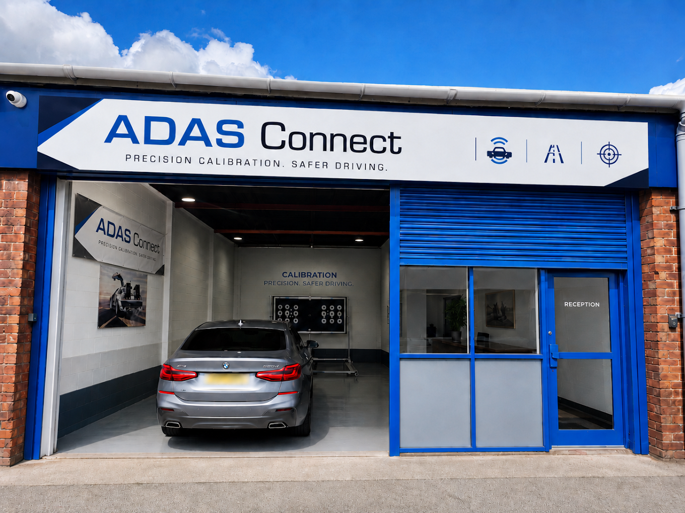 ADAS calibration Manchester workshop for camera and radar calibration